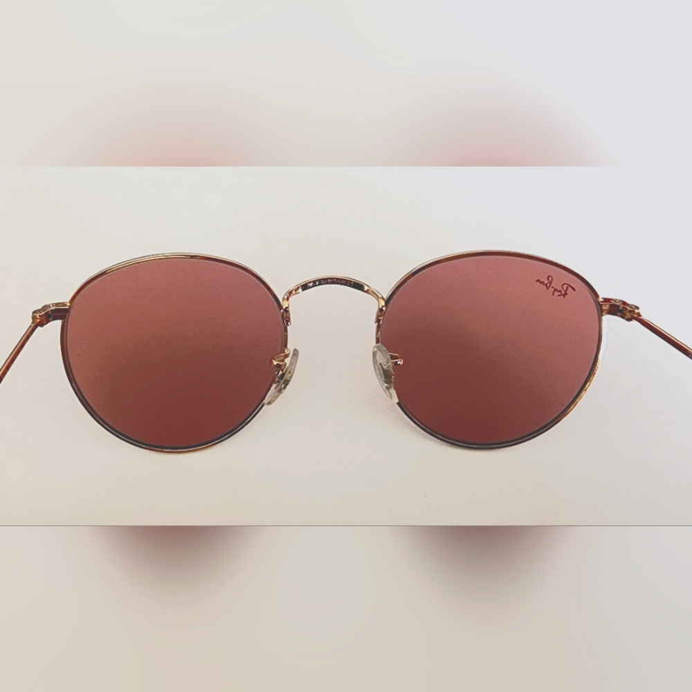 Ray-Ban Sunglasses - Round Flat Lenses - Picture 2 of 4